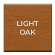 Light Oak Woodgrain Finish